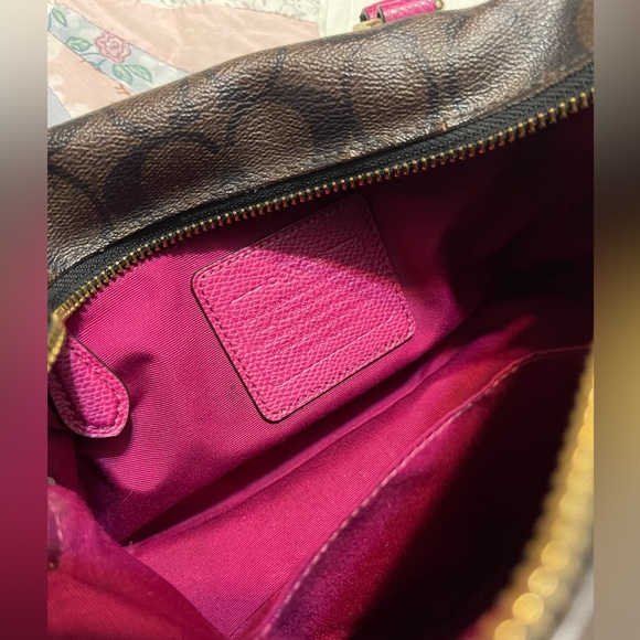 Coach pink mini Bennett satchel handbag - Picture 8 of 8